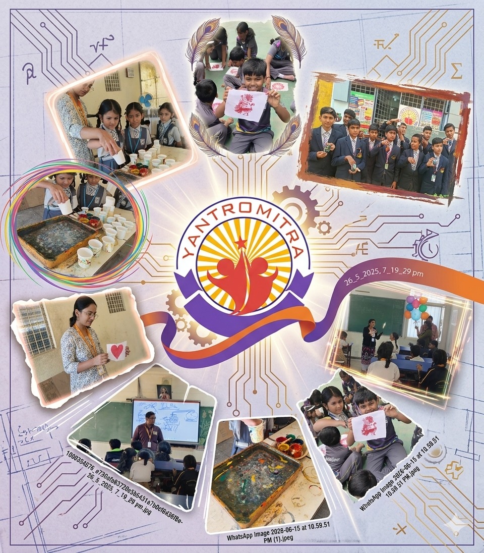 YantroMitra trainers conducting an interactive robotics and STEAM learning session with students in a classroom